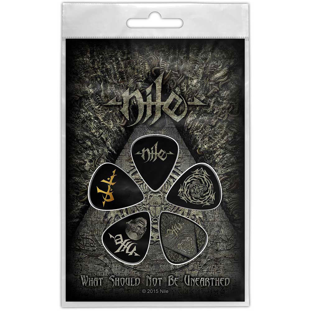 Nile What Should Not Be Unearthed Guitar Pick Front