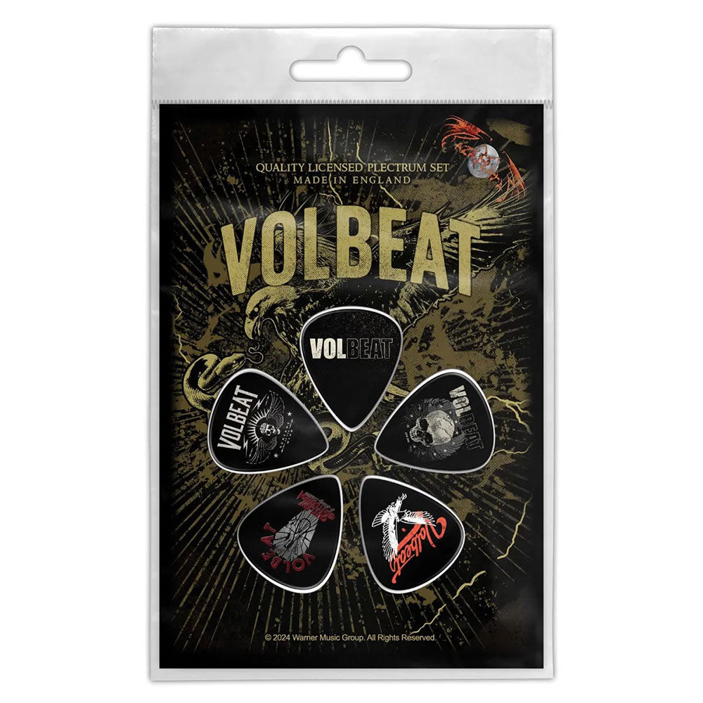 Volbeat Eagle Guitar Pick Front