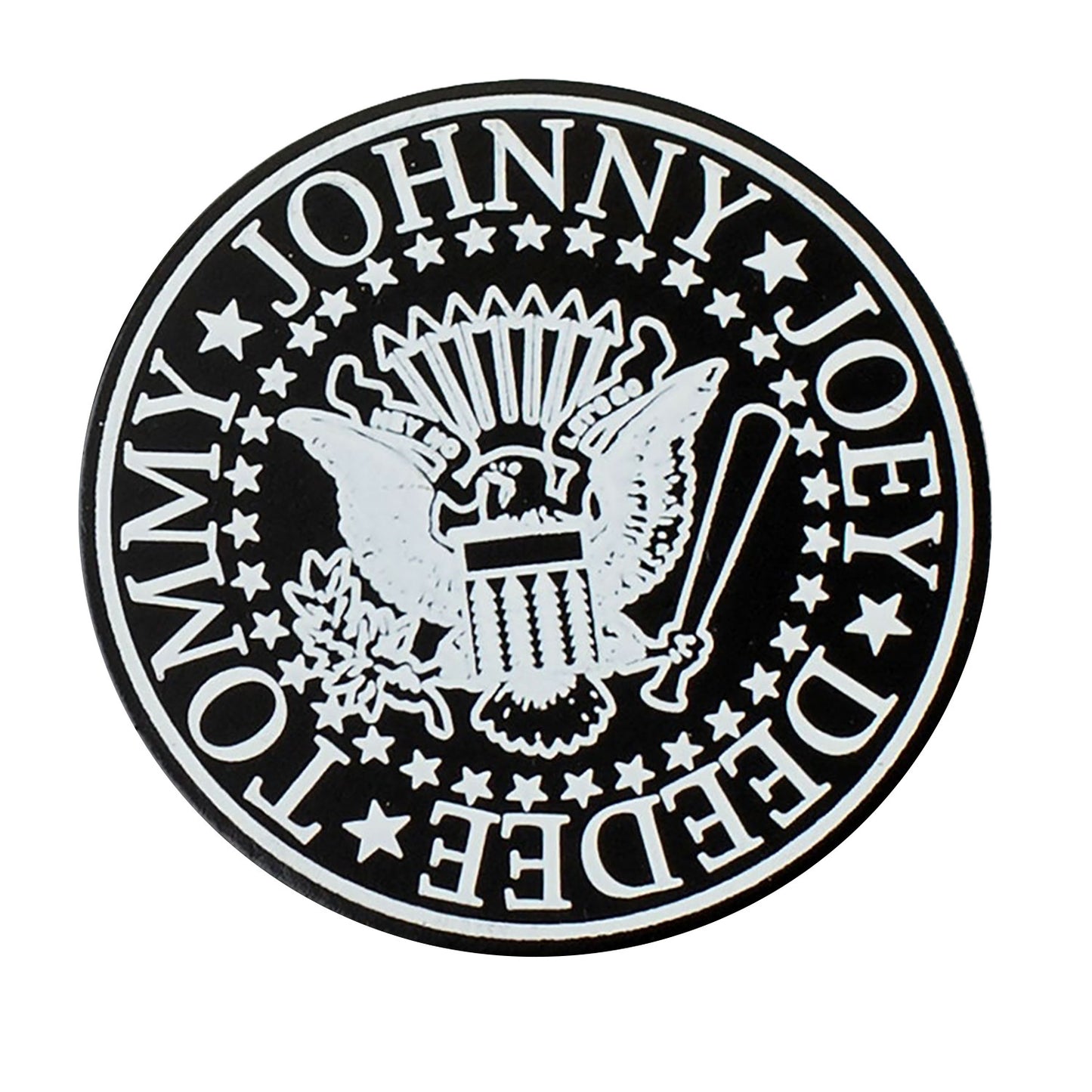 Ramones Presidential Seal Emblem Pewter Pin Badge Front
