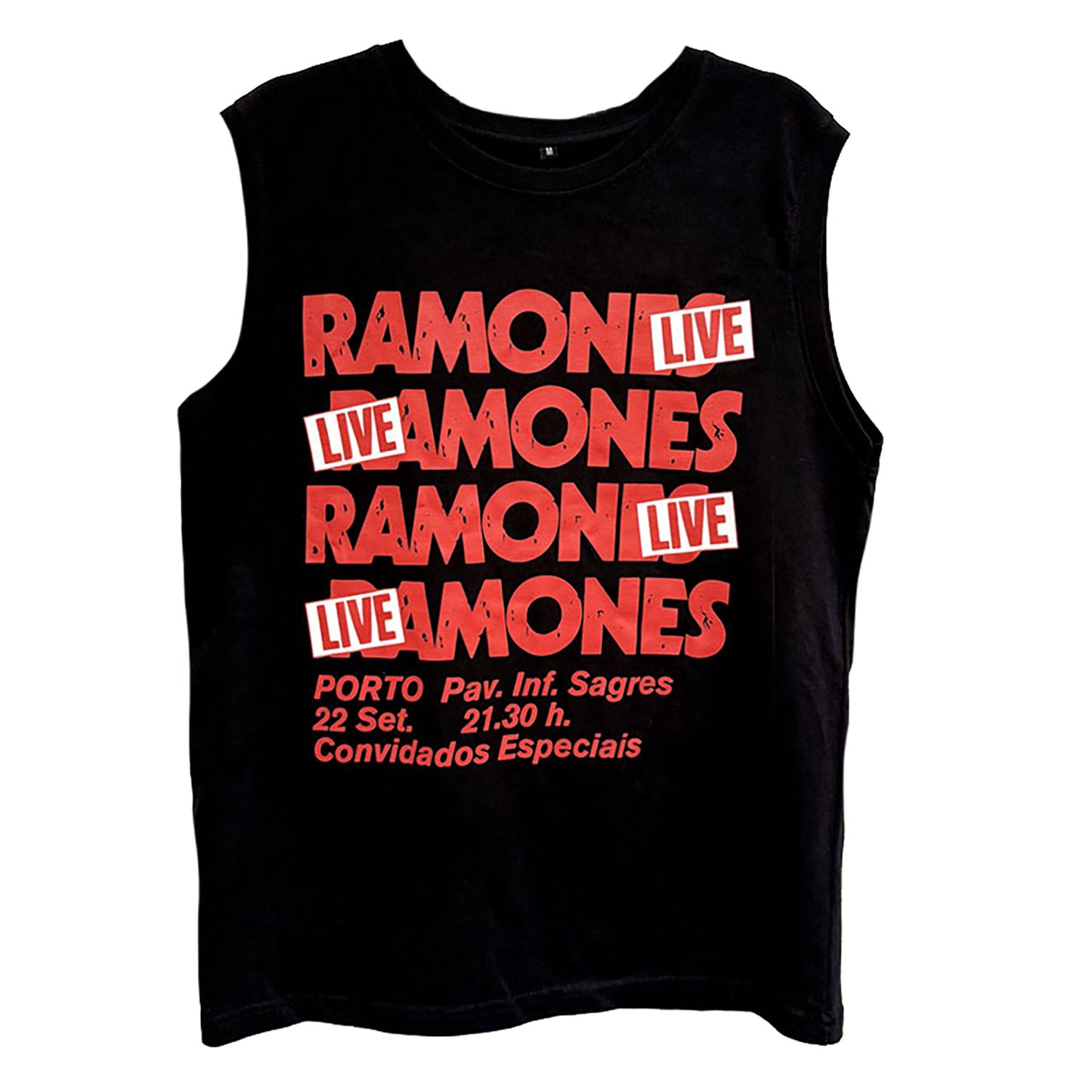 Ramones Concert Mens Tank Front