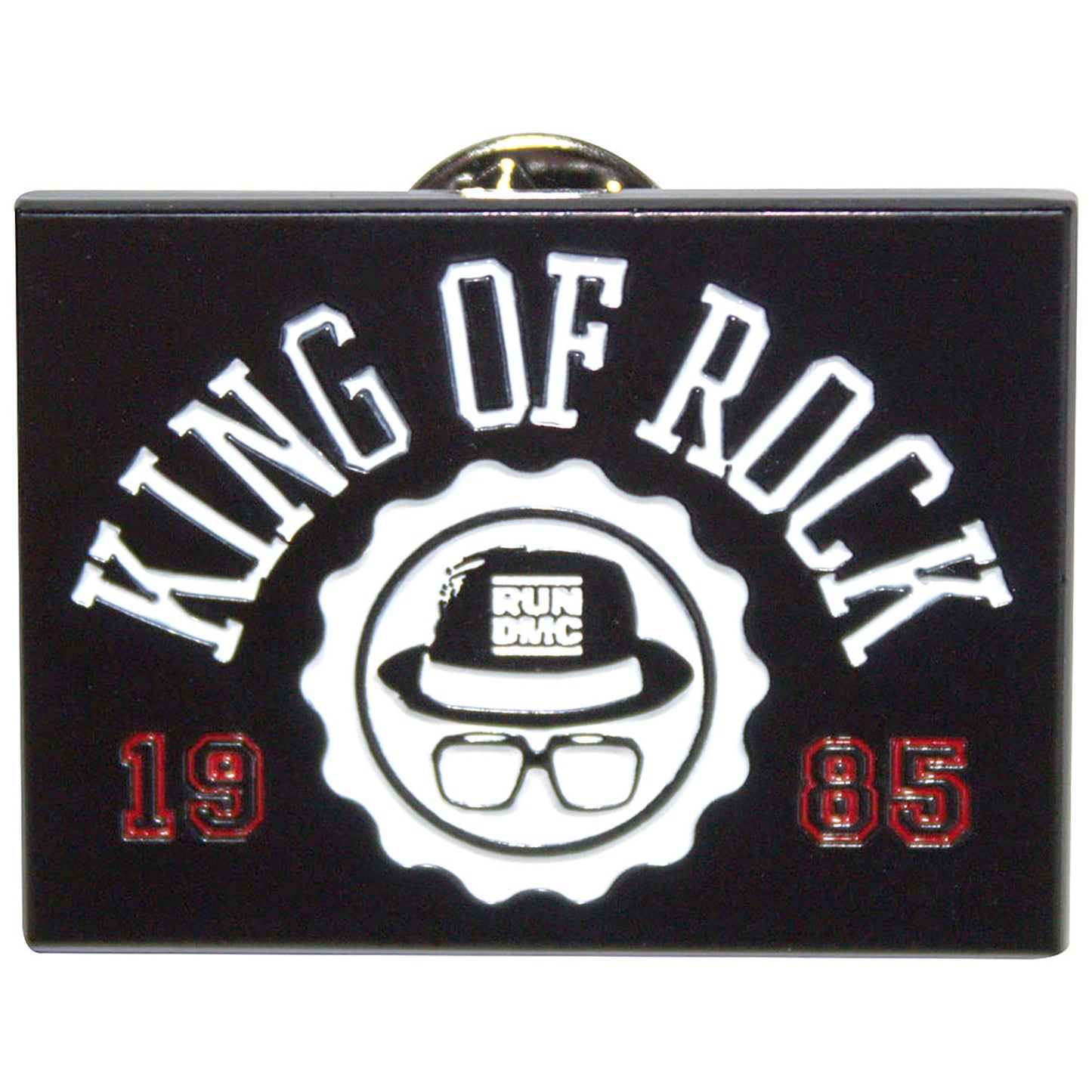 King Of Rock Pewter Pin Badge