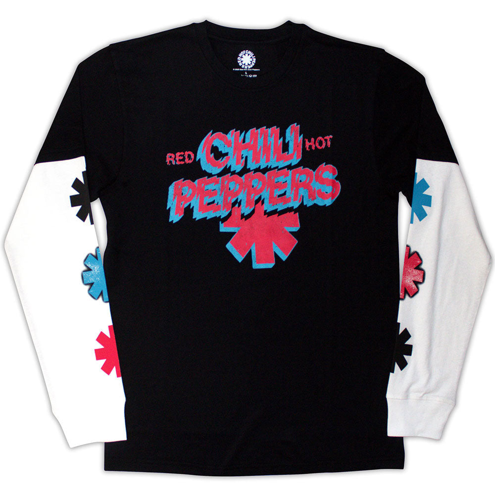 Red Hot Chili Peppers Shock Logo Long Sleeve Front