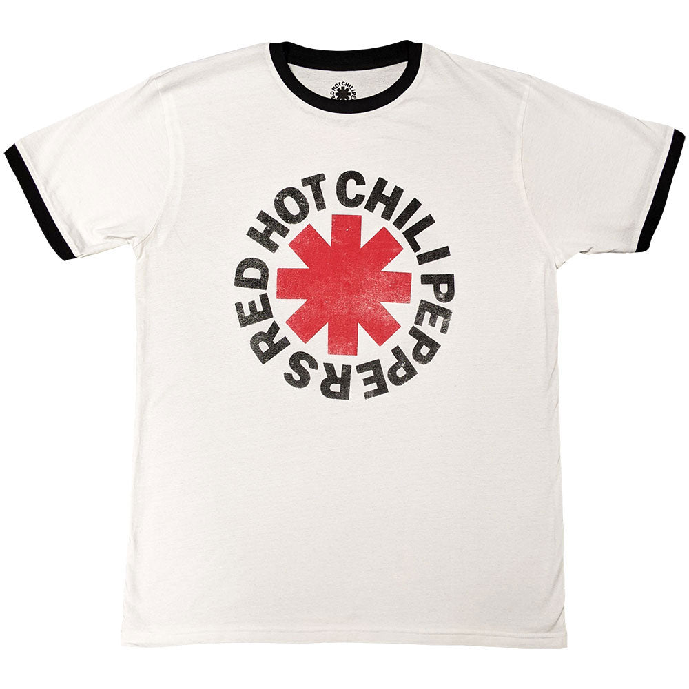 Red Hot Chili Peppers Logo Ringer T-shirt Front