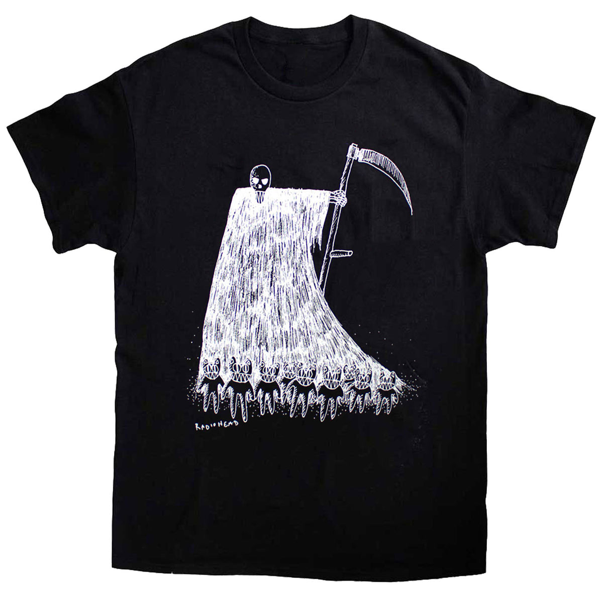 Radiohead Grim Reaper T-shirt Front