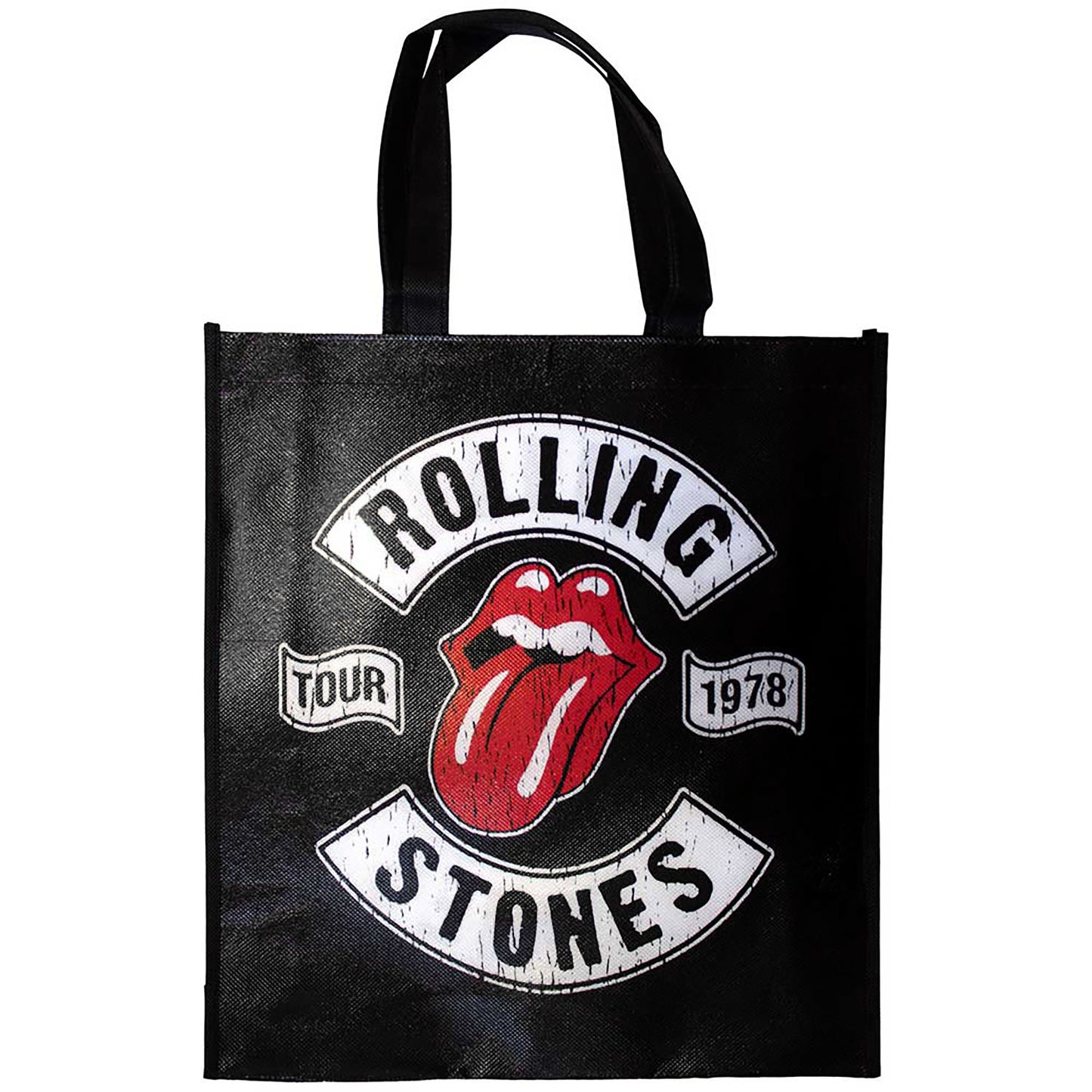 Rolling Stones Tour 78 Grocery Tote Front