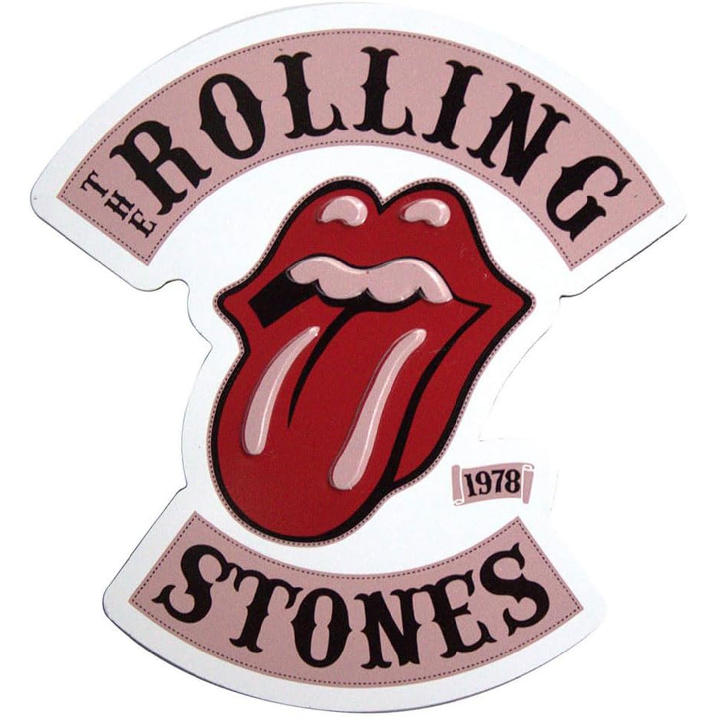 Rolling Stones Tour '78 Embossed Magnet Front