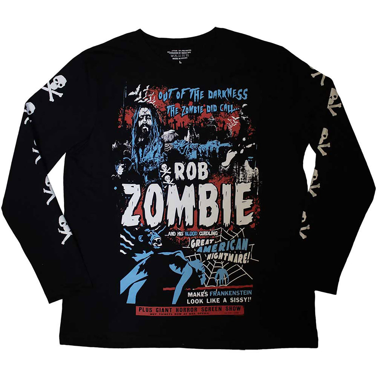 Rob Zombie Zombie Call Long Sleeve Front