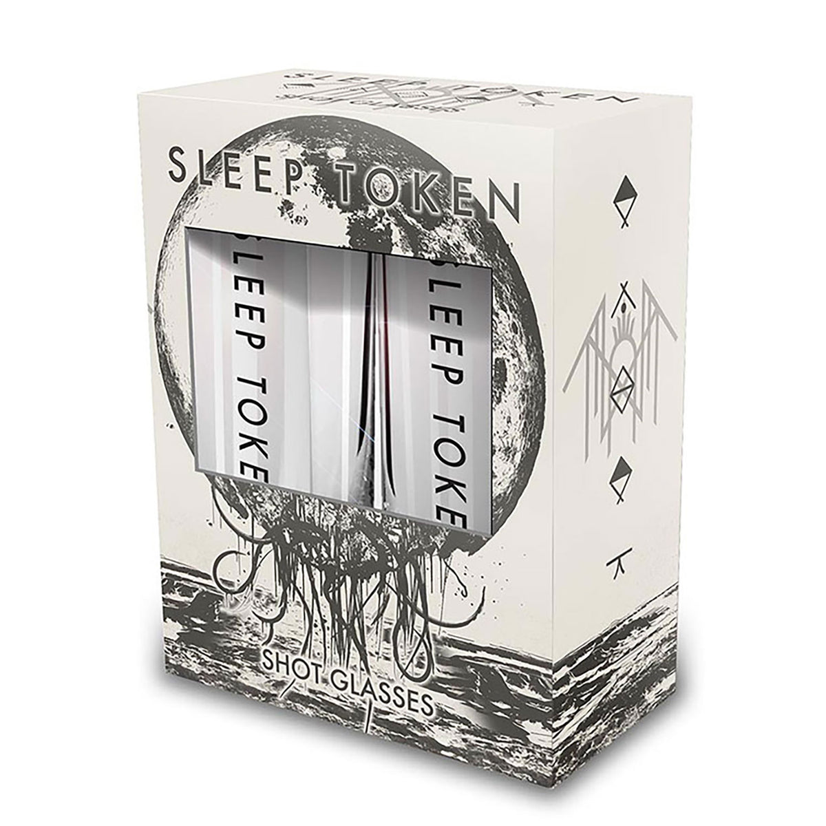 Sleep Token Logo Shot Glass Set Back
