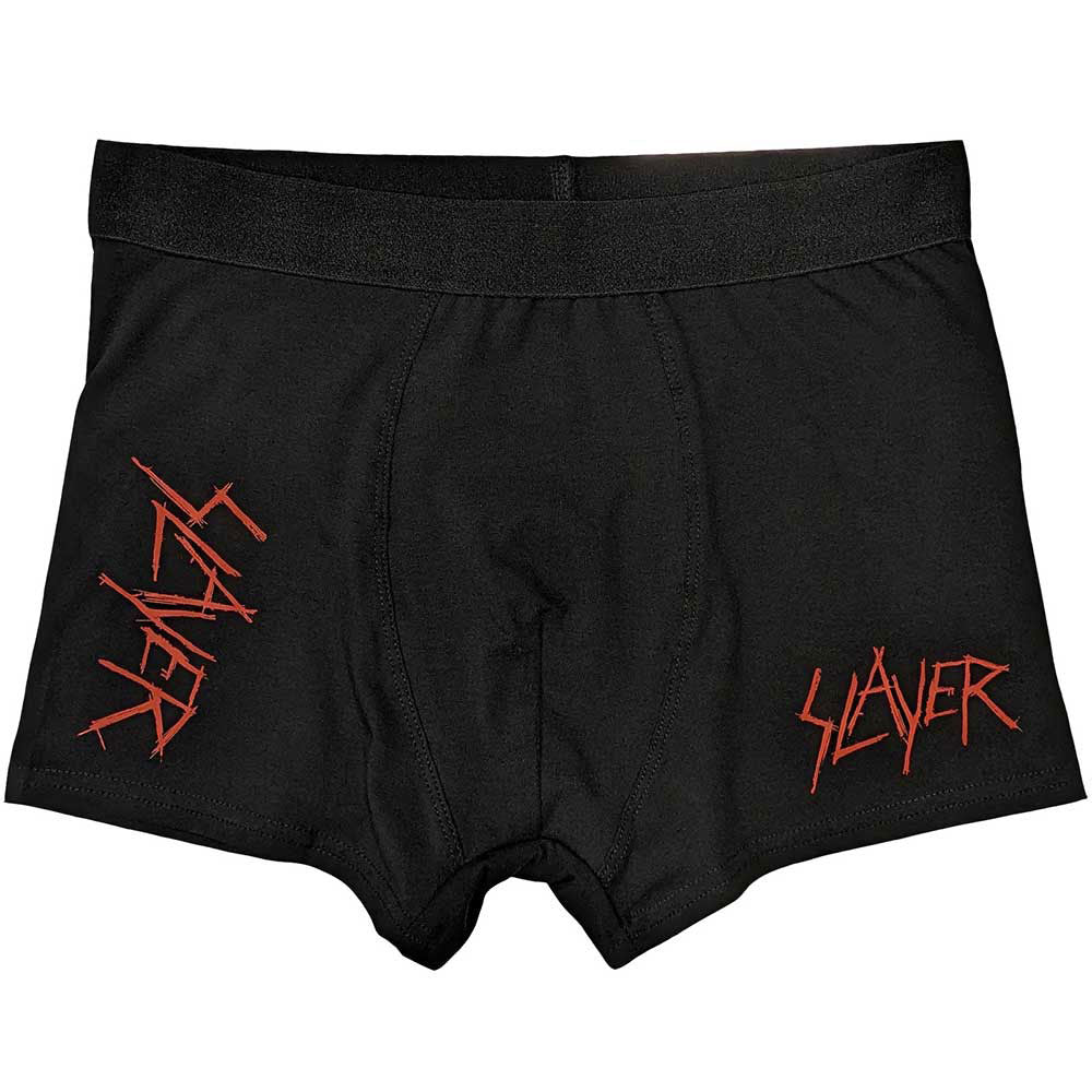 Slayer Scratchy Logo Boxers Front