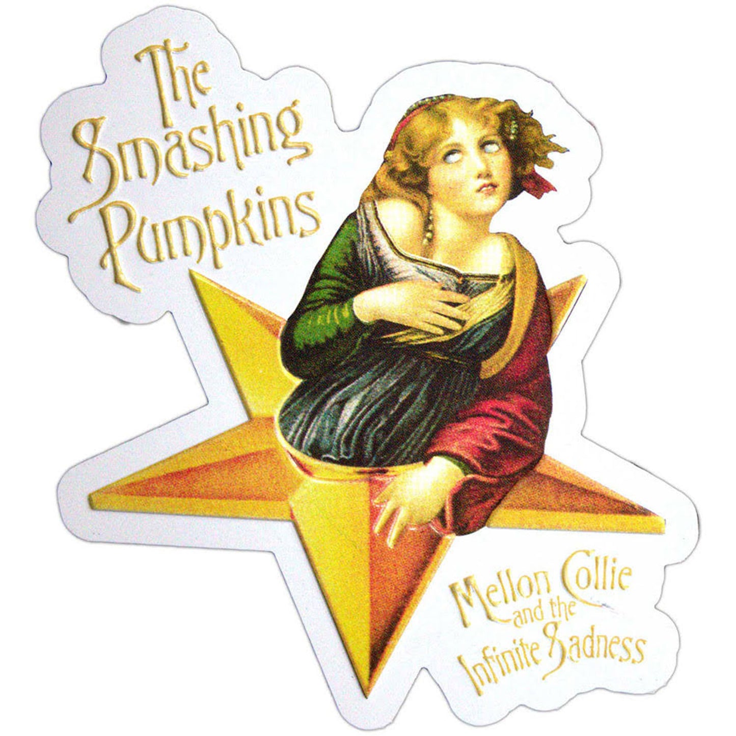Smashing Pumpkins Mellon Collie Embossed Magnet Front