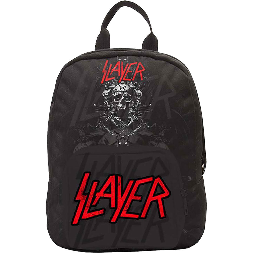 Slayer Skulls Backpack Front