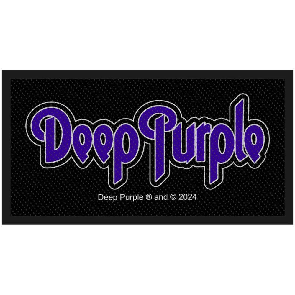 Deep Purple Logo Woven Patch Front