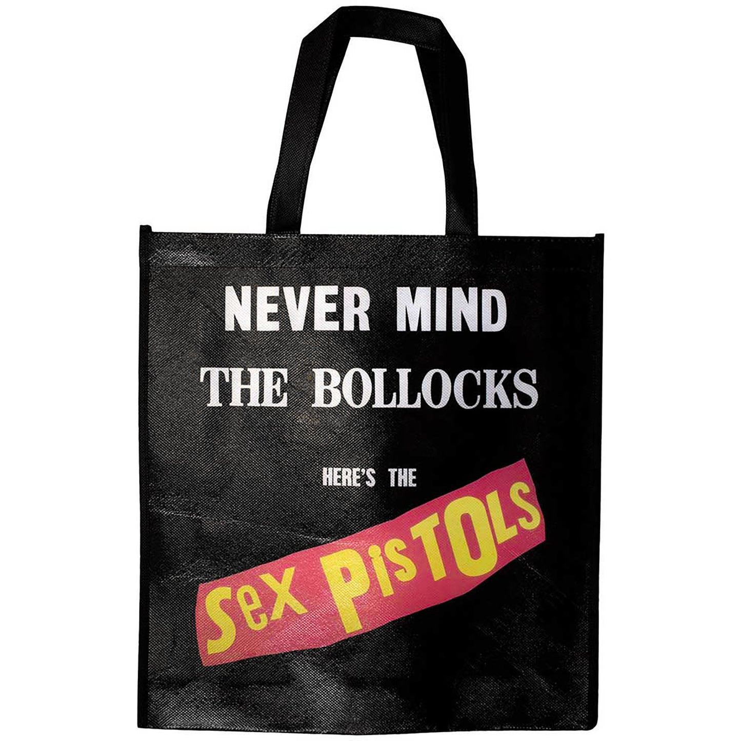 Sex Pistols Never Mind The Bollocks Original Album Grocery Tote Front