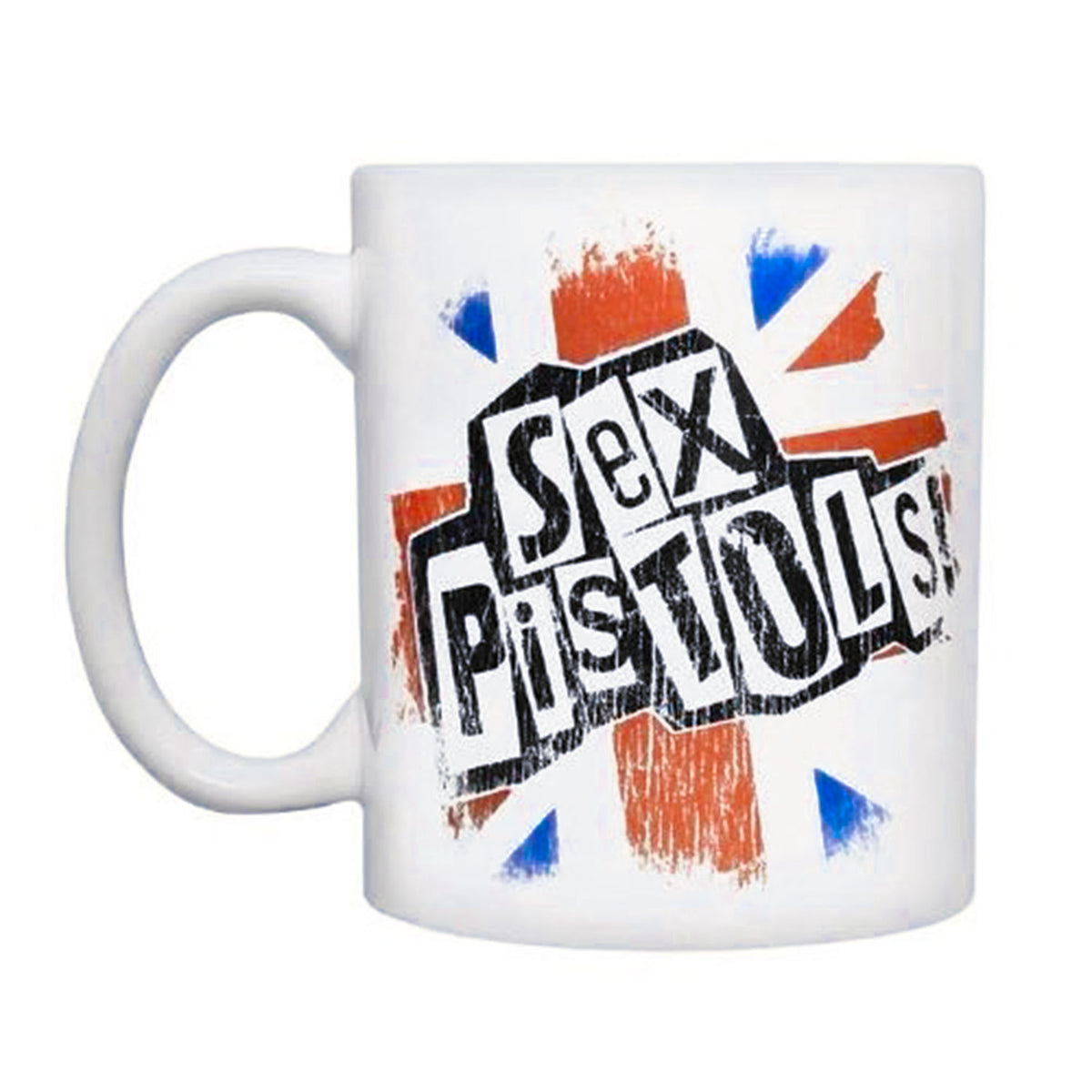 Sex Pistols Logo & Flag Coffee Mug Front