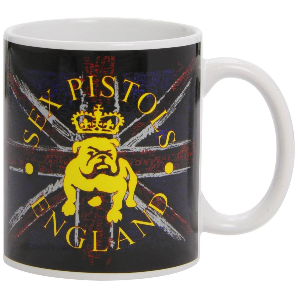 Sex Pistols Bulldog & Flag Coffee Mug Front