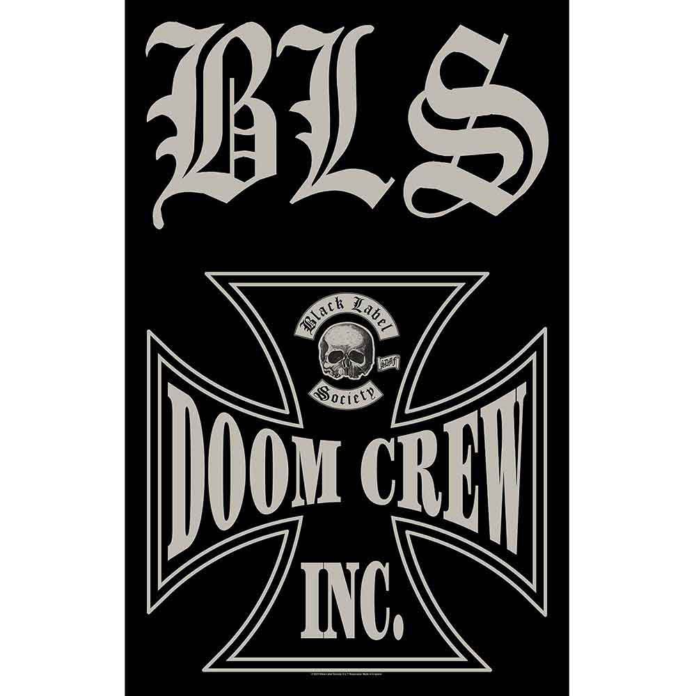 Black Label Society Doom Crew Poster Flag Front
