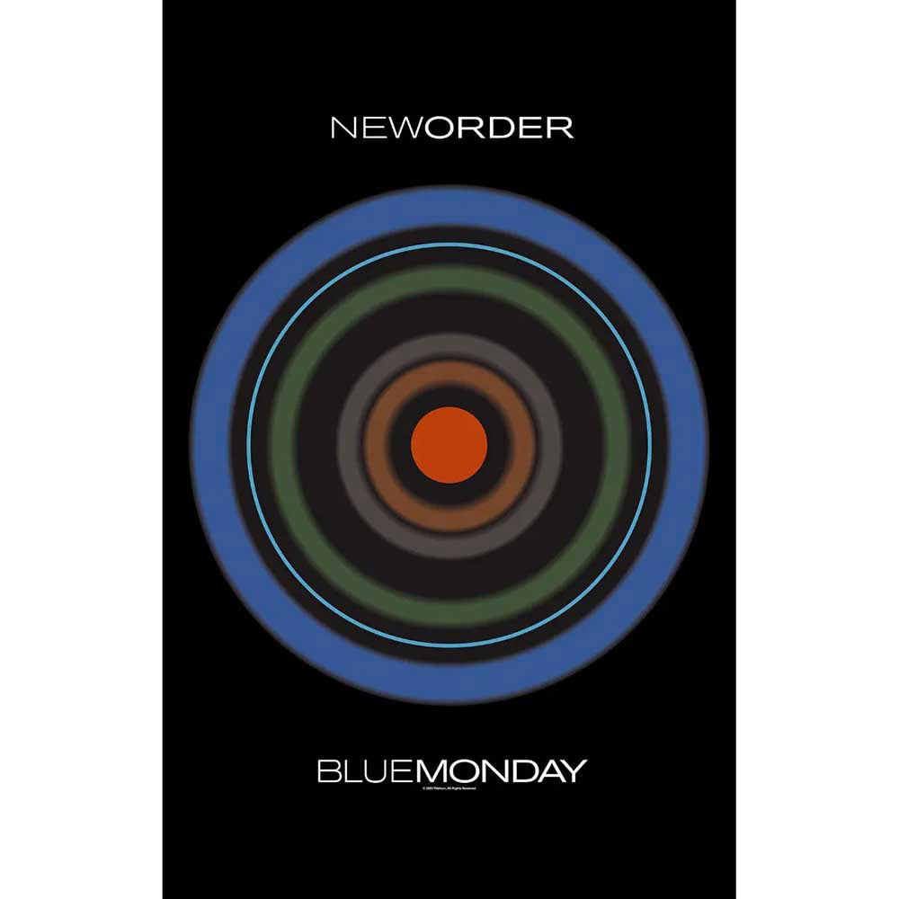 New Order Blue Monday Poster Flag Front