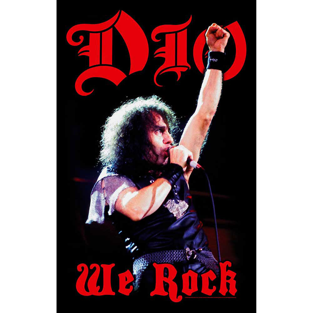 Dio We Rock Poster Flag Front