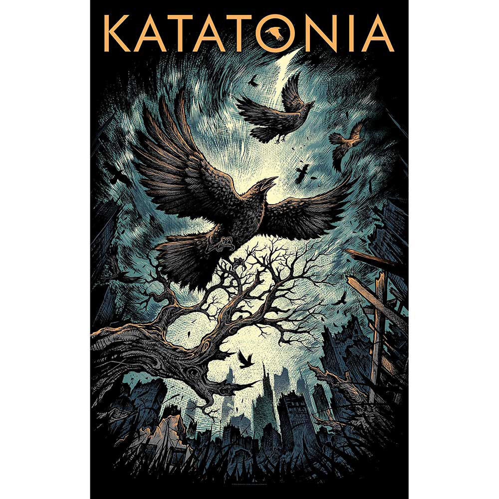 Katatonia Uncover The Skies Poster Flag Front