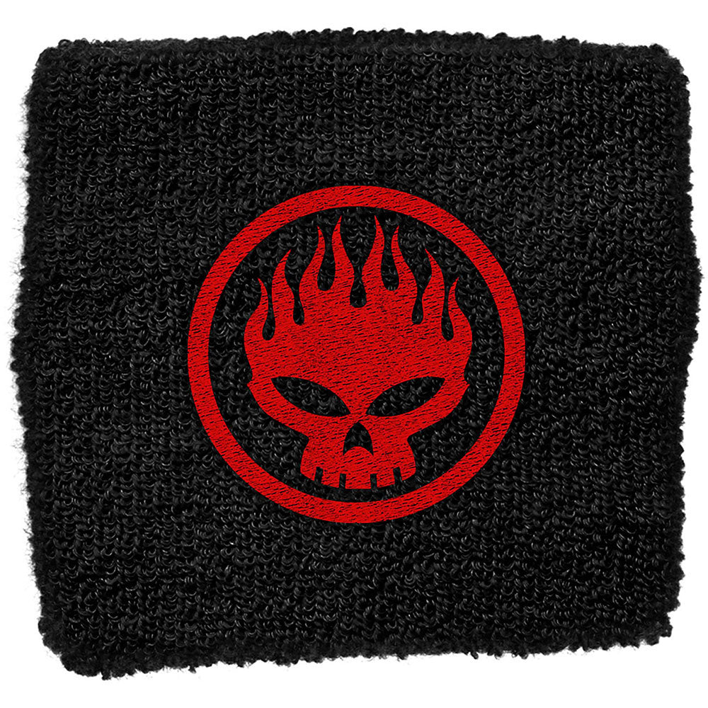 Offspring Skull Logo Athletic Wristband Front