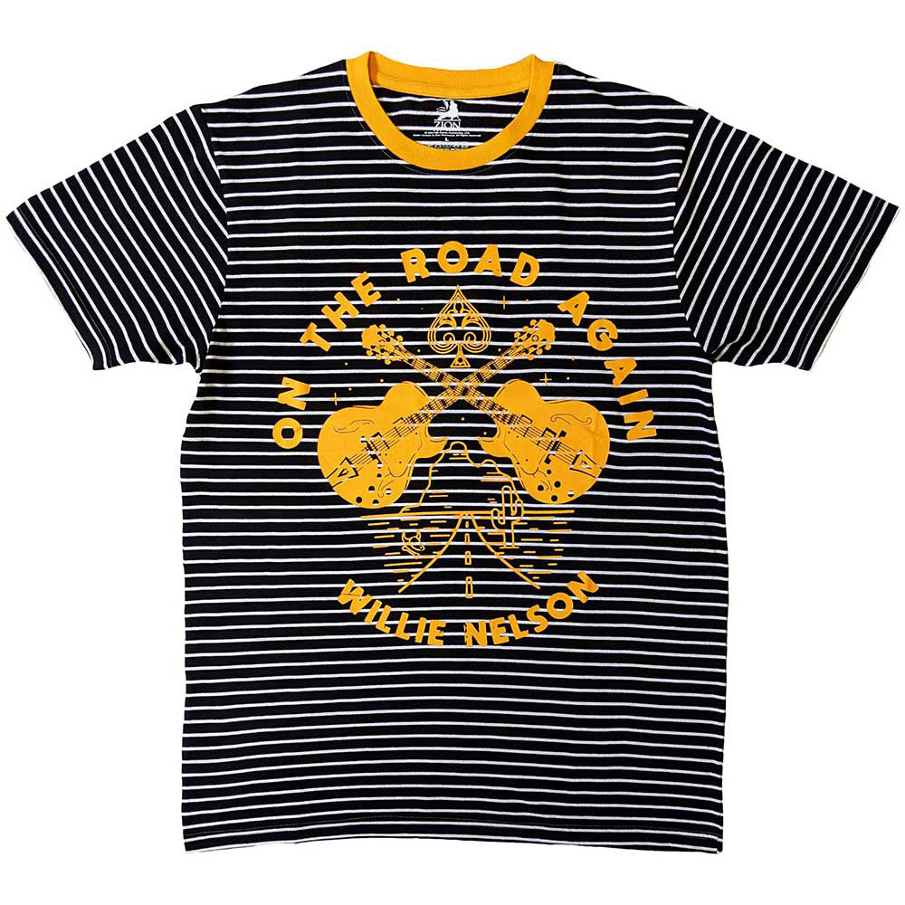 Willie Nelson On The Road Again T-shirt Front