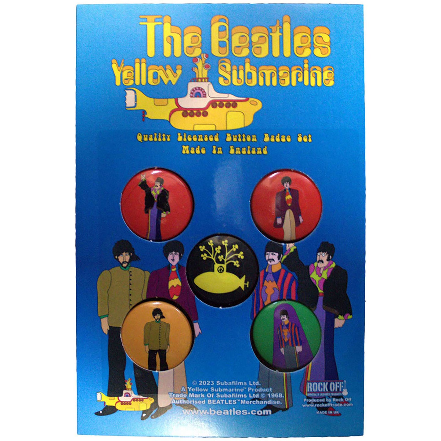 Beatles Yellow Submarine Collector Items Front