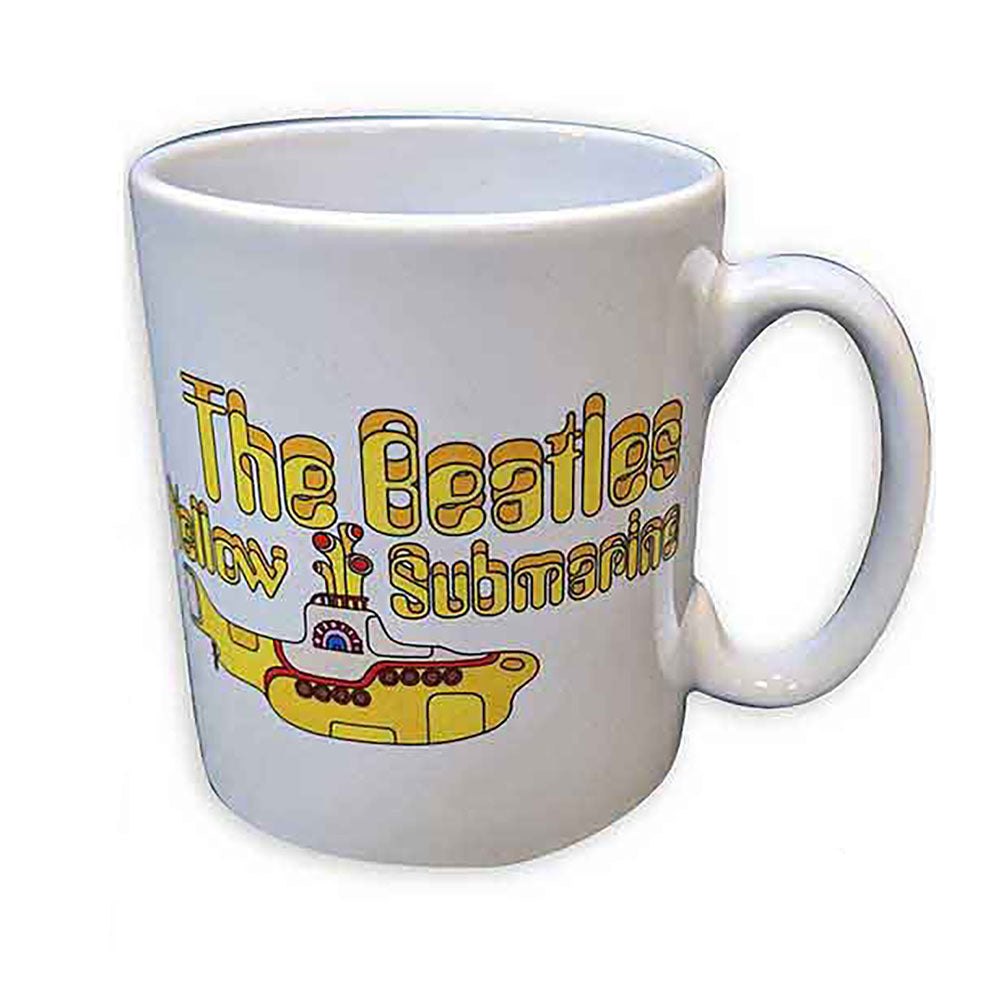 Beatles Yellow Submarine Logo & Sub Coffee Mug Back