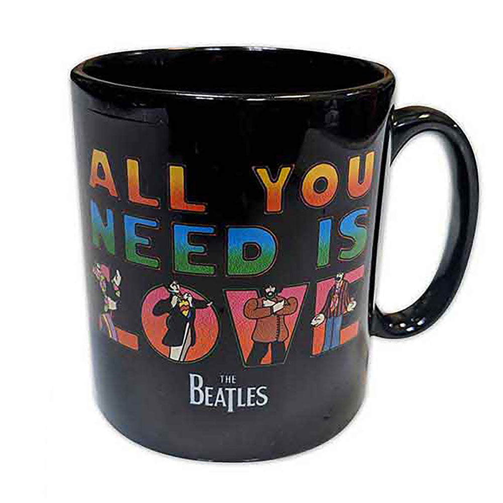 Beatles Yellow Submarine All You Need Is Love Coffee Mug Back
