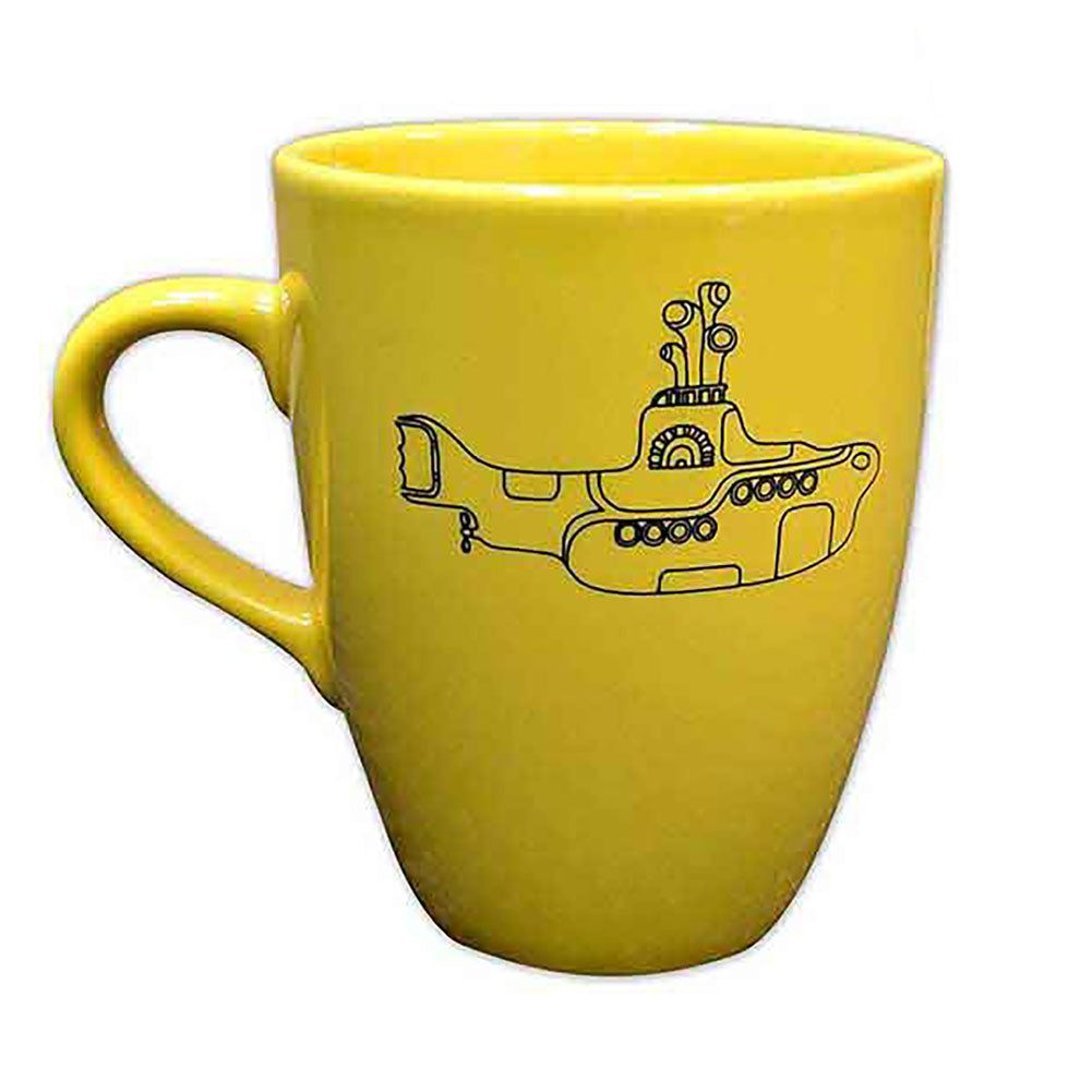 Beatles Yellow Submarine Outlines Marrow Coffee Mug Back