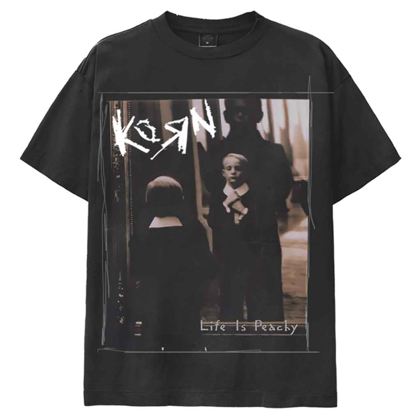 Korn Life Is Peachy T-shirt Front