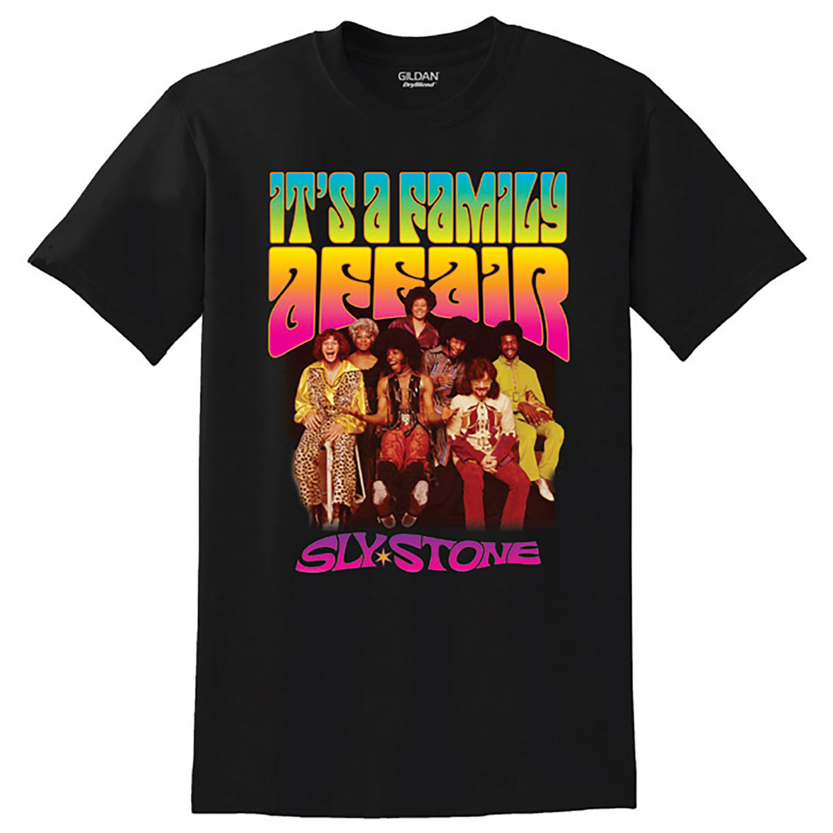 Sly & The Family Stone It's A Family Affair T-shirt Front