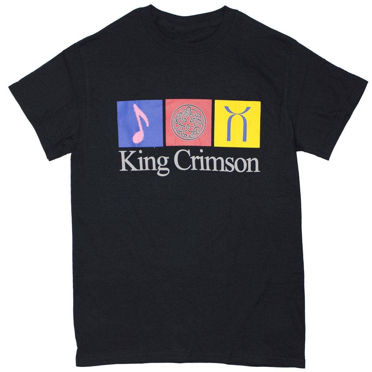 King Crimson Beat, Discipline & Three of a Perfect Pair T-shirt Front