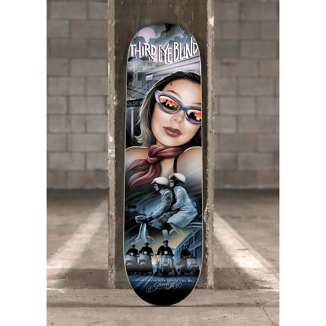 Third Eye Blind Semi-Charmed Life by Maxx242 (Rockabilia Exclusive) Skateboard Deck Alt 2