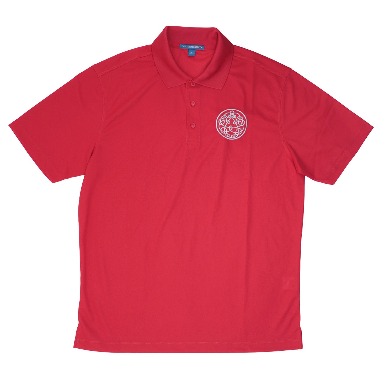 King Crimson Embroidered Discipline Polo Shirt Front