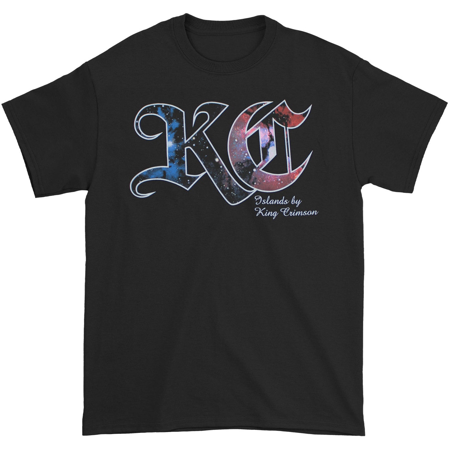 Islands by King Crimson With KC Logo T-shirt Front