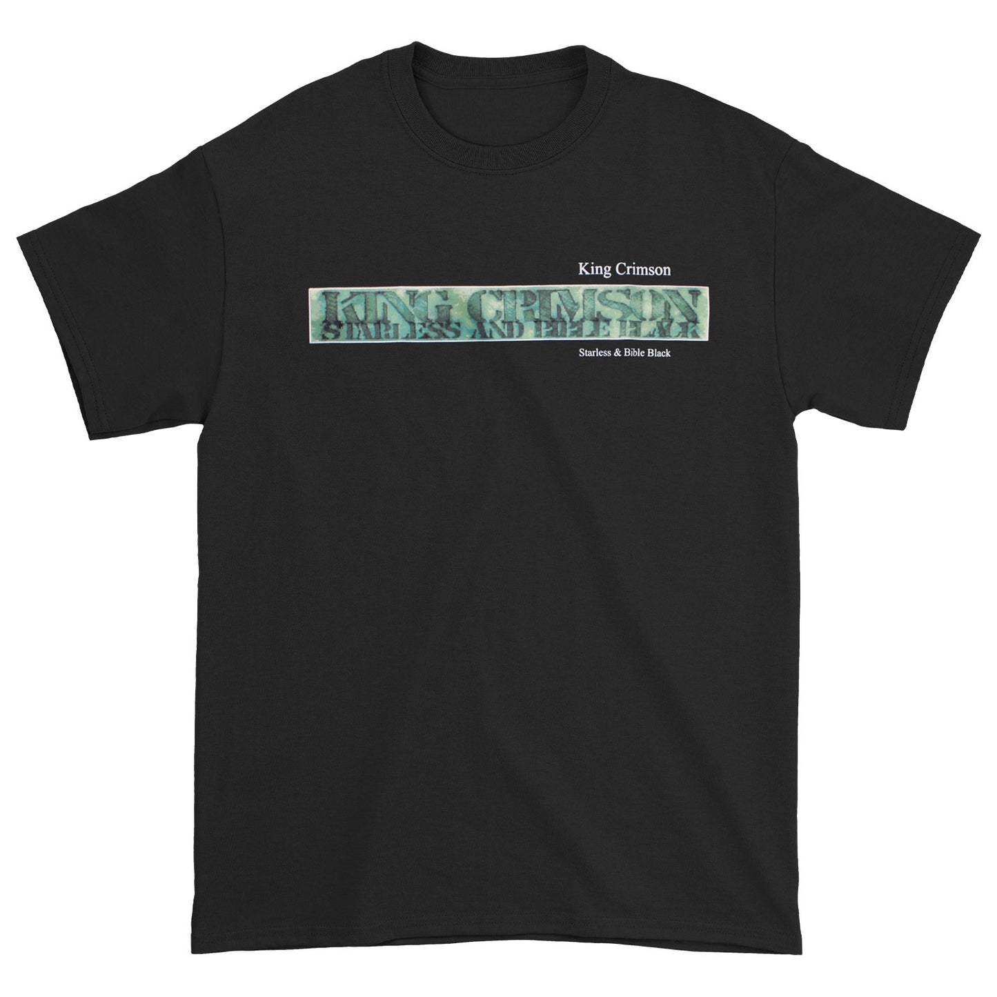 King Crimson Starless & Bible Black Strip T-shirt Front