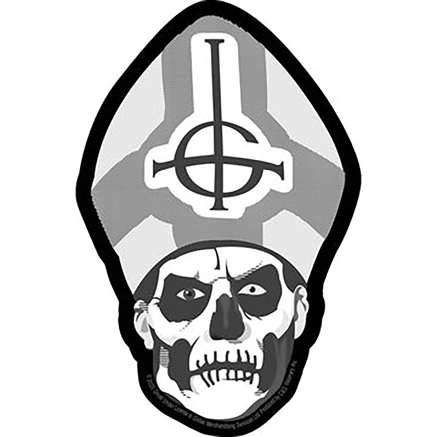Ghost Pope Sticker Front