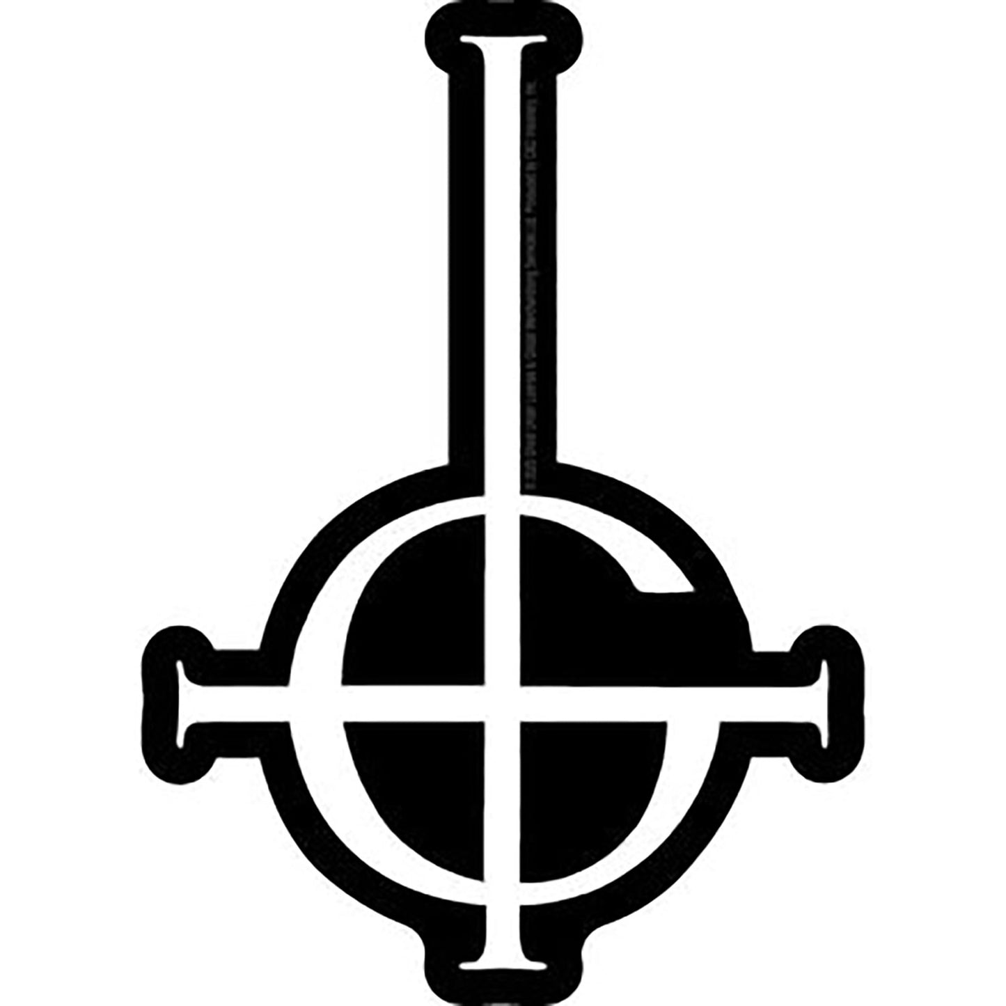 Ghost Grucifix Sticker Front