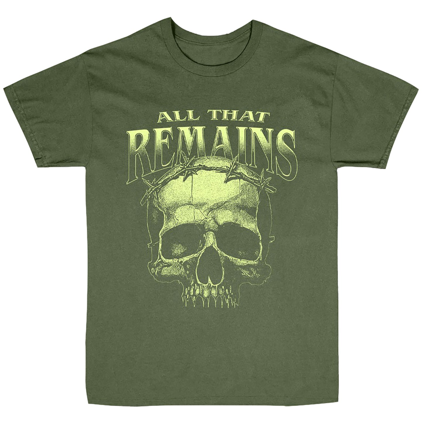 All That Remains Barbed Wire Skull T-shirt