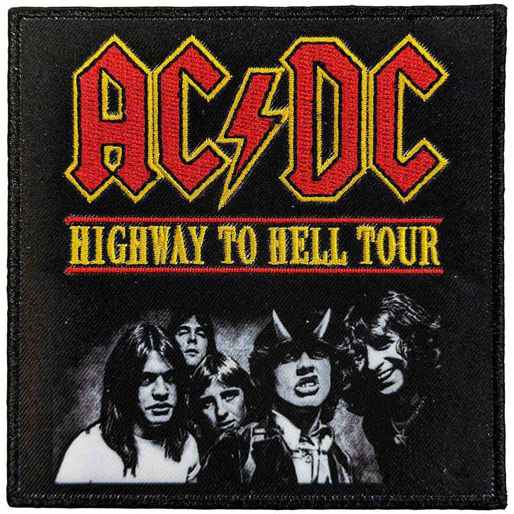 AC/DC Highway To Hell Tour Woven Patch Front