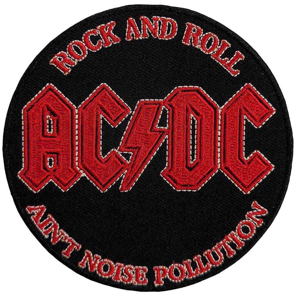 AC/DC Noise Pollution Woven Patch Front