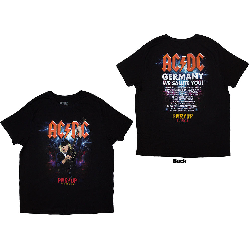 AC/DC Pwr-up Germany Eu Tour '24 T-shirt Front