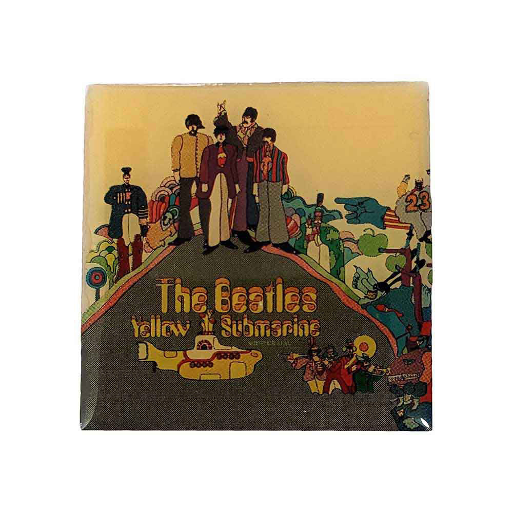Beatles Yellow Submarine Album Pewter Pin Badge Front