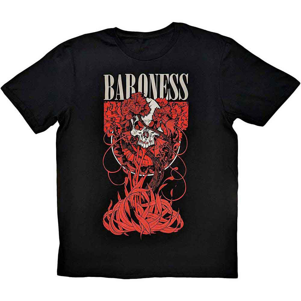 Baroness Fleur Skull T-shirt Front