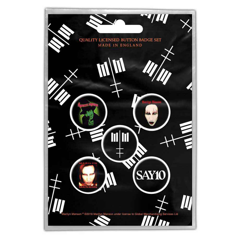 Marilyn Manson Cross Logo Collector Items Front
