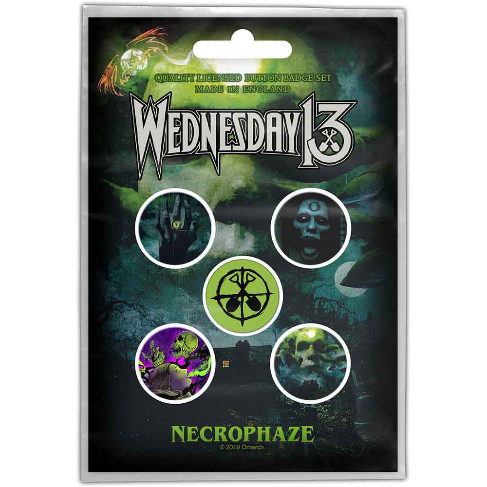 Wednesday 13 Necrophaze Collector Items Front
