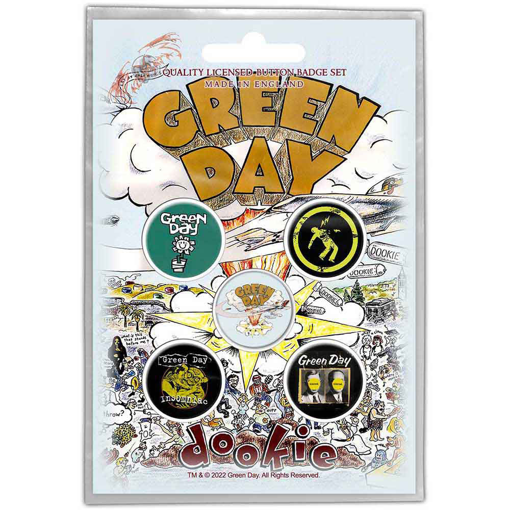 Green Day Dookie Collector Items Front