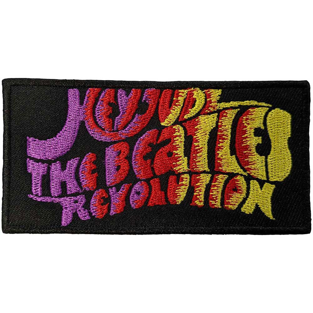 Beatles Hey Jude/revolution Woven Patch Front