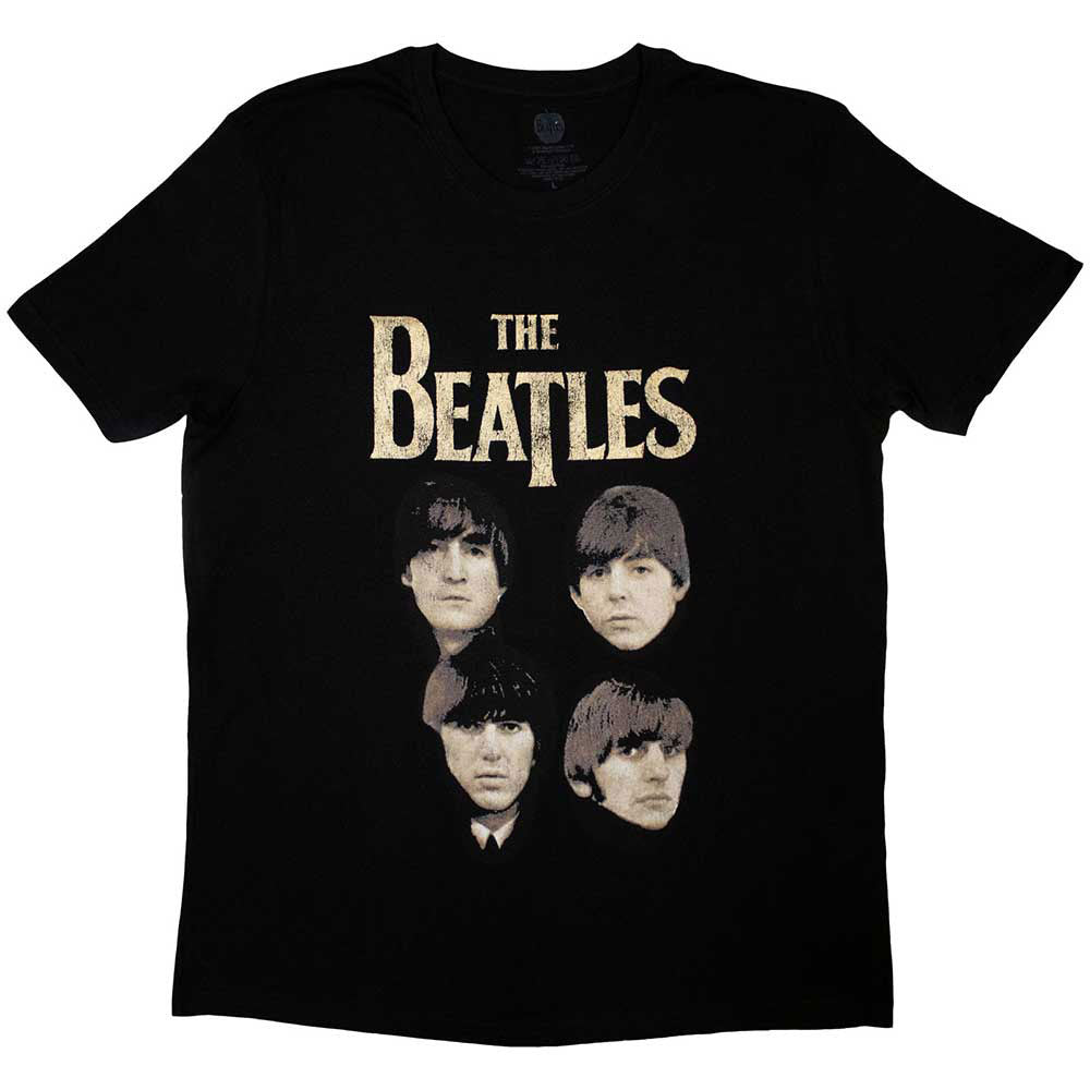 Beatles 4 Heads T-shirt Front