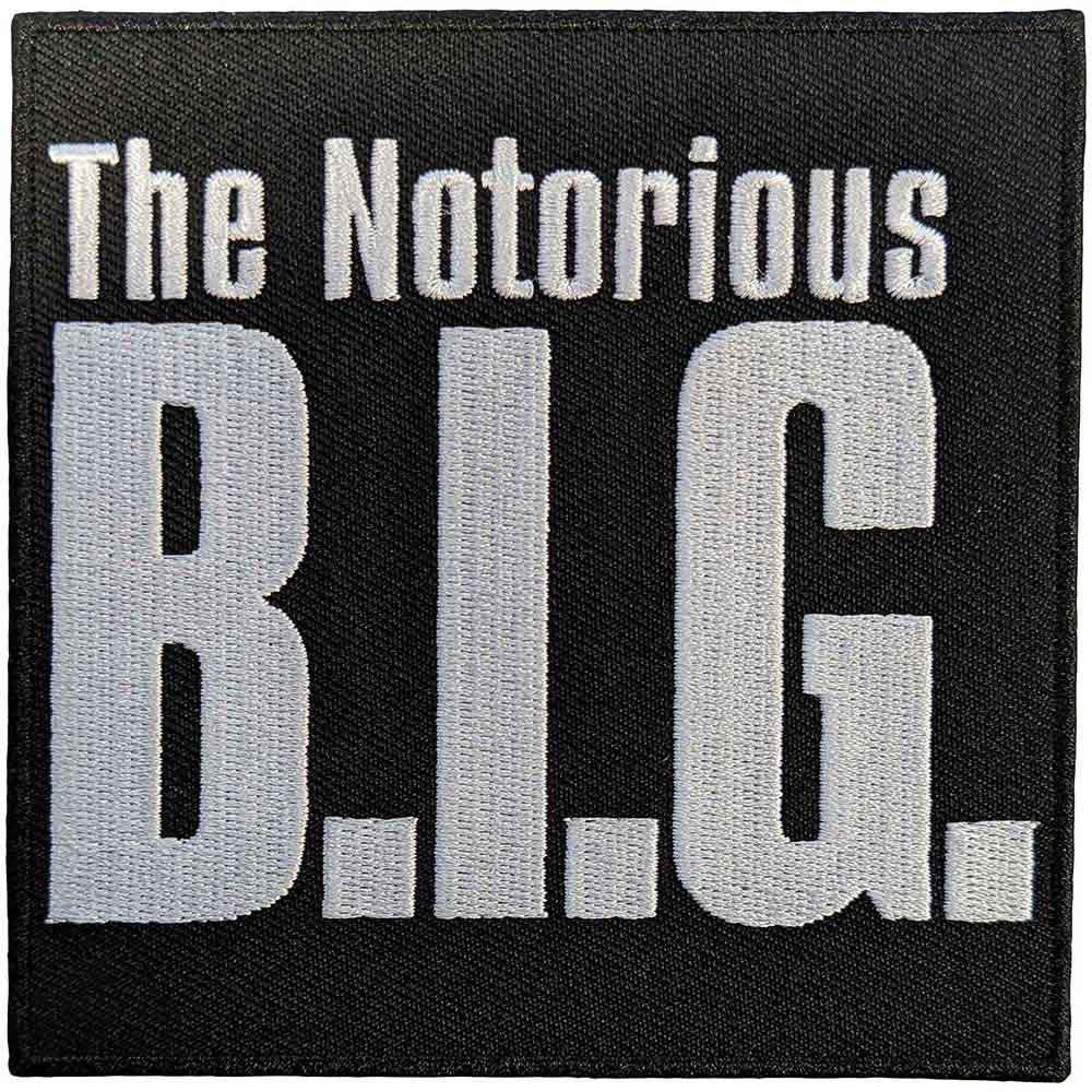 Notorious B.I.G. The Notorious Woven Patch Front